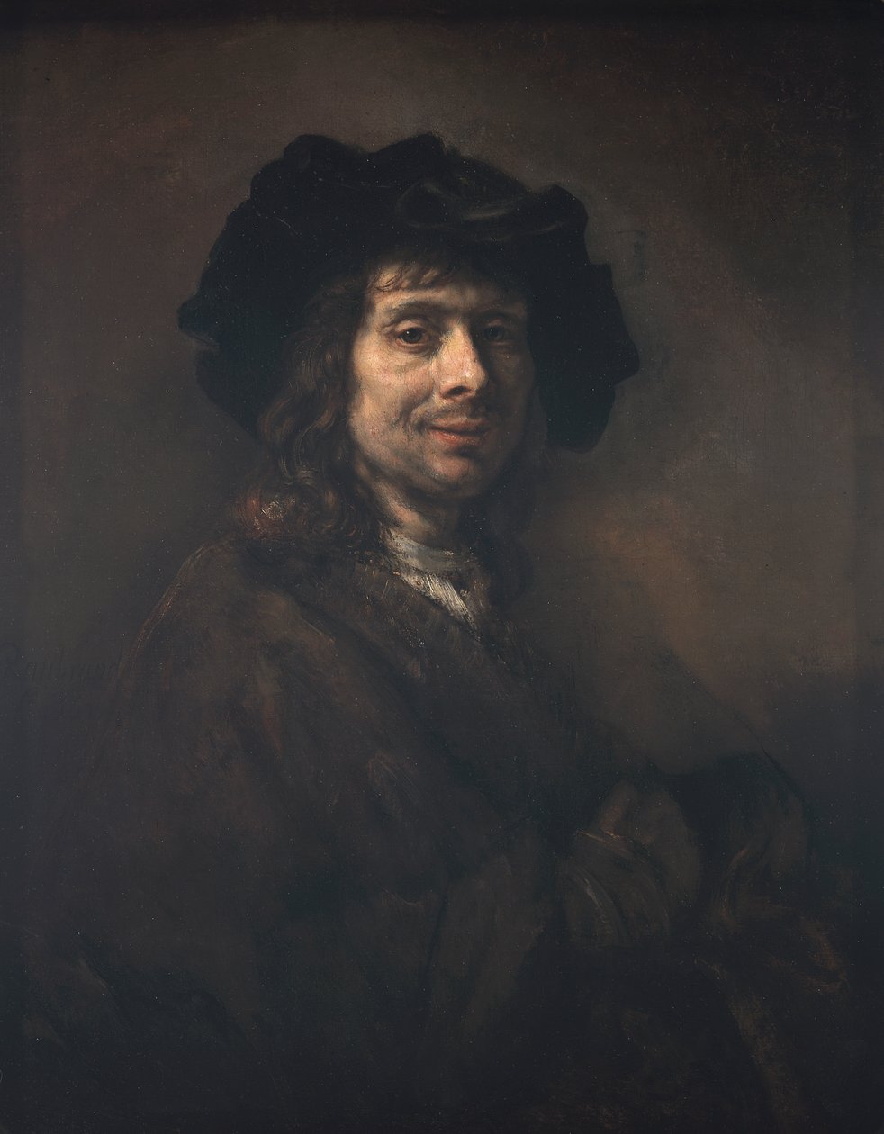 Retrato de um jovem (talvez um artista) de Rembrandt van Rijn