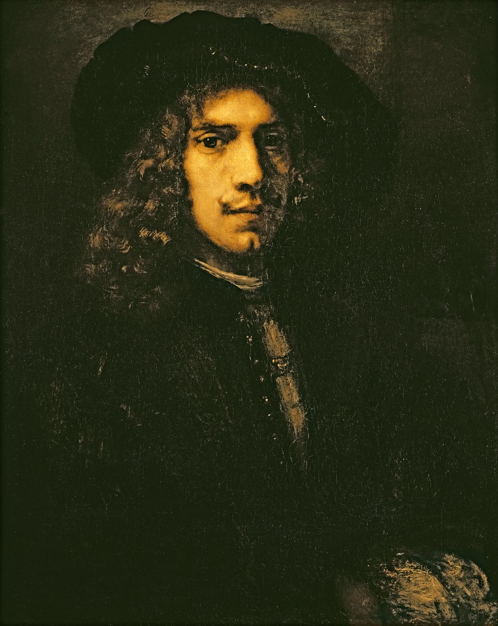 Retrato de um jovem, 1658 de Rembrandt van Rijn