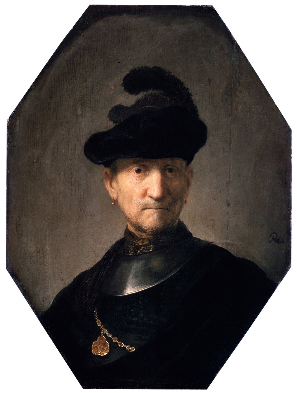 Retrato de um velho guerreiro, c1629-1630. de Rembrandt van Rijn