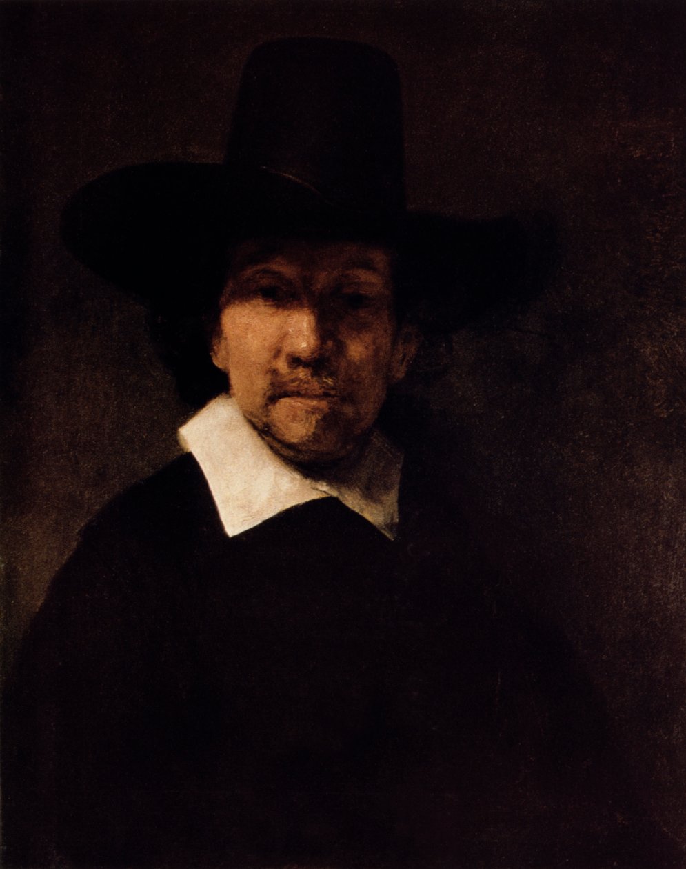 Retrato do poeta Jeremias de Decker, c1666 de Rembrandt van Rijn