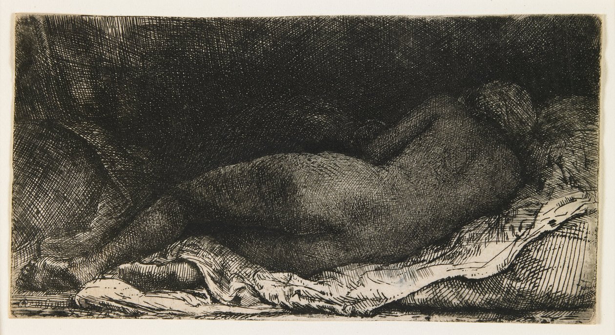 Mulher Reclinada de Rembrandt van Rijn