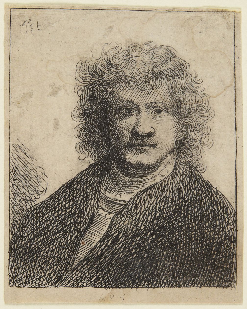 Rembrandt com nariz largo de Rembrandt van Rijn