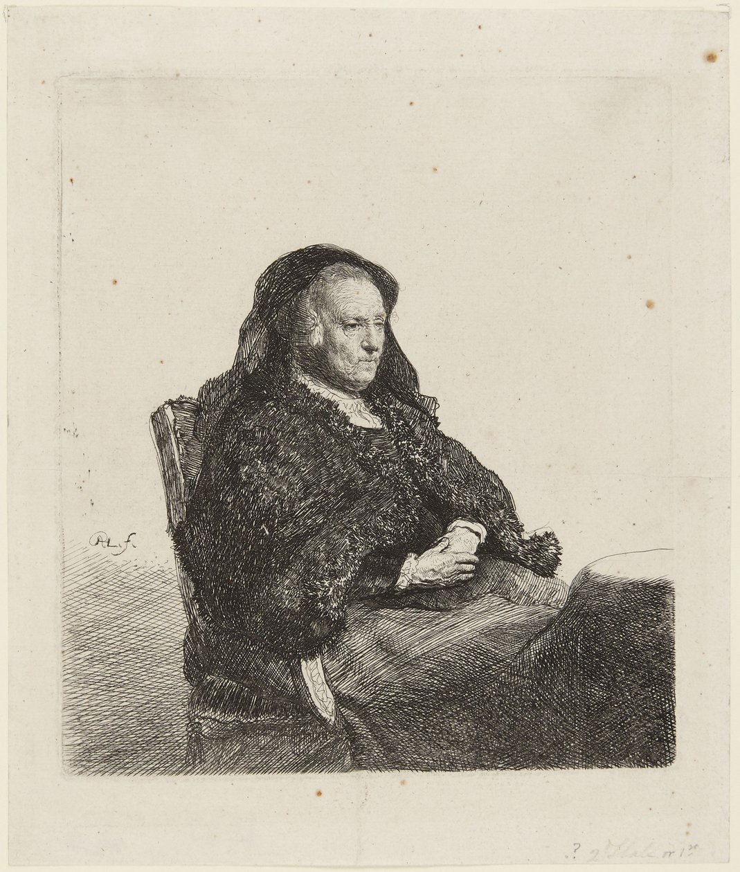 A mãe de Rembrandt de Rembrandt van Rijn