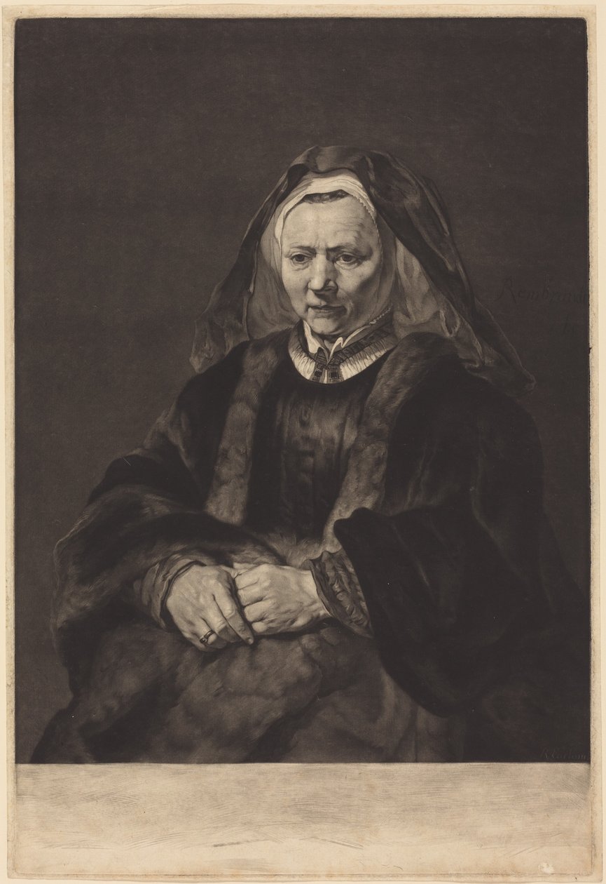 A Esposa de Rembrandt de Rembrandt van Rijn