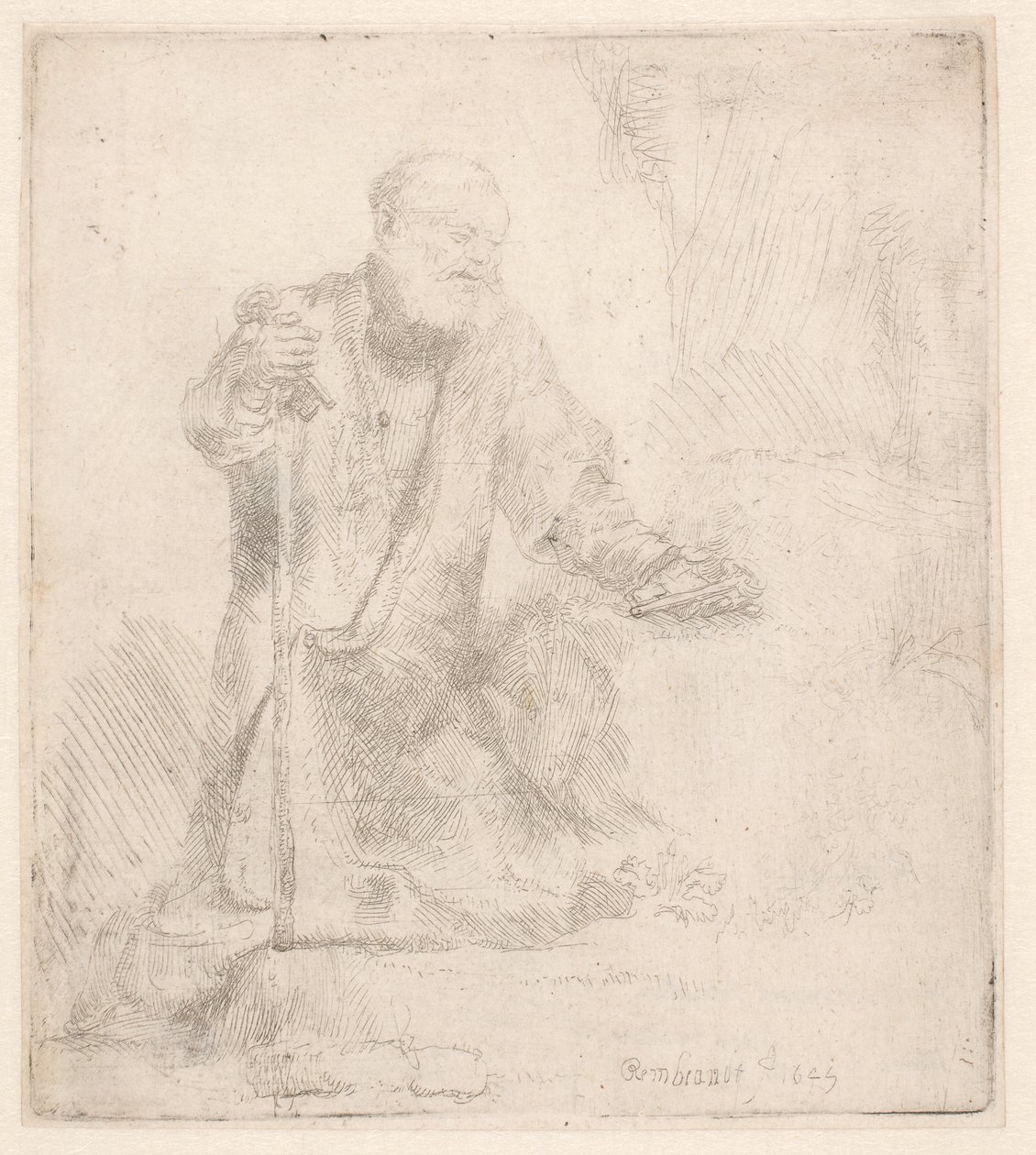 São Pedro em penitência de Rembrandt van Rijn