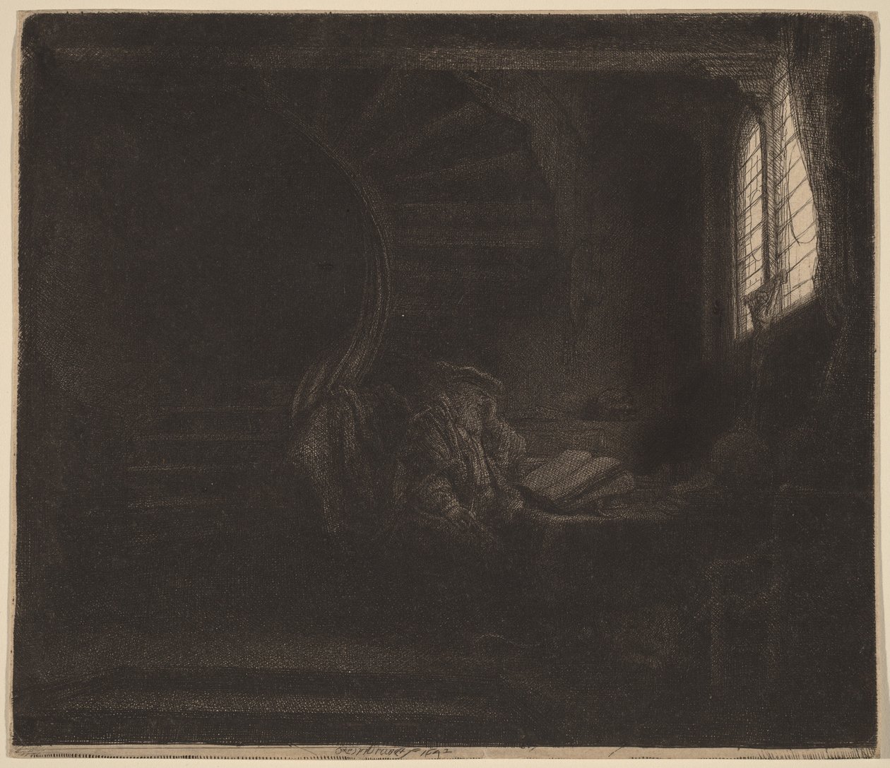 São Jerónimo numa Câmara Escura de Rembrandt van Rijn