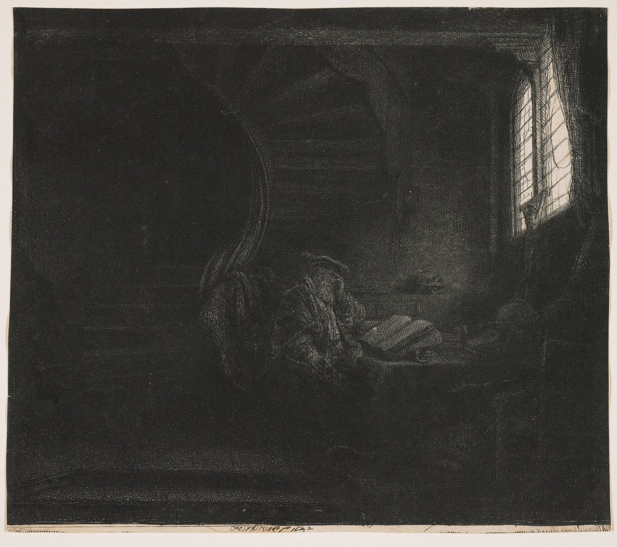São Jerónimo numa Câmara Escura de Rembrandt van Rijn