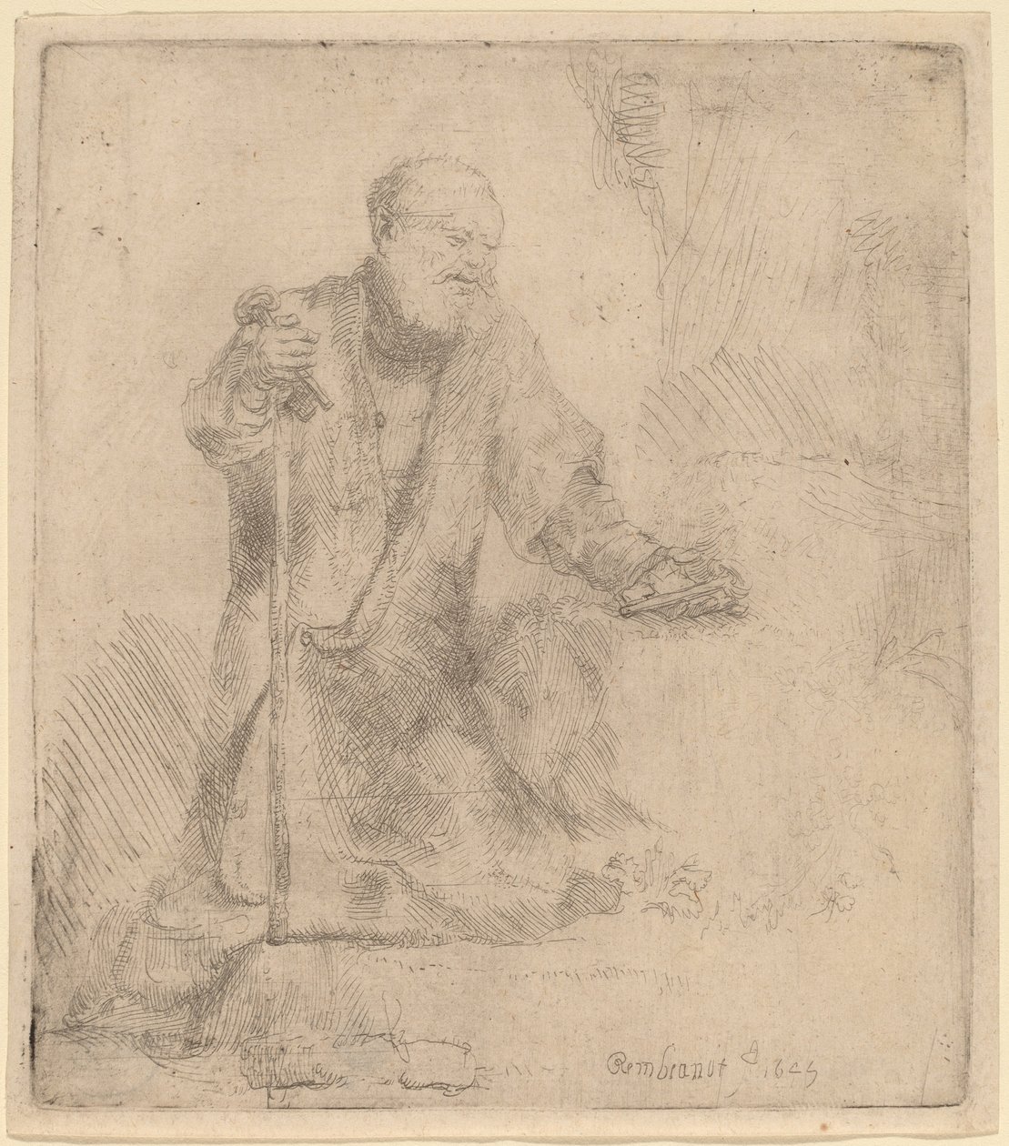São Pedro em penitência de Rembrandt van Rijn