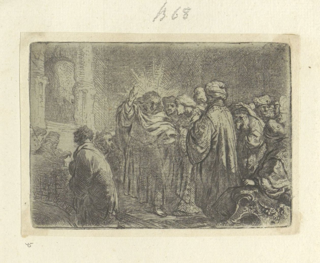 Schatpenning Coleção de oitenta e cinco gravuras originais (título da série) de Rembrandt van Rijn