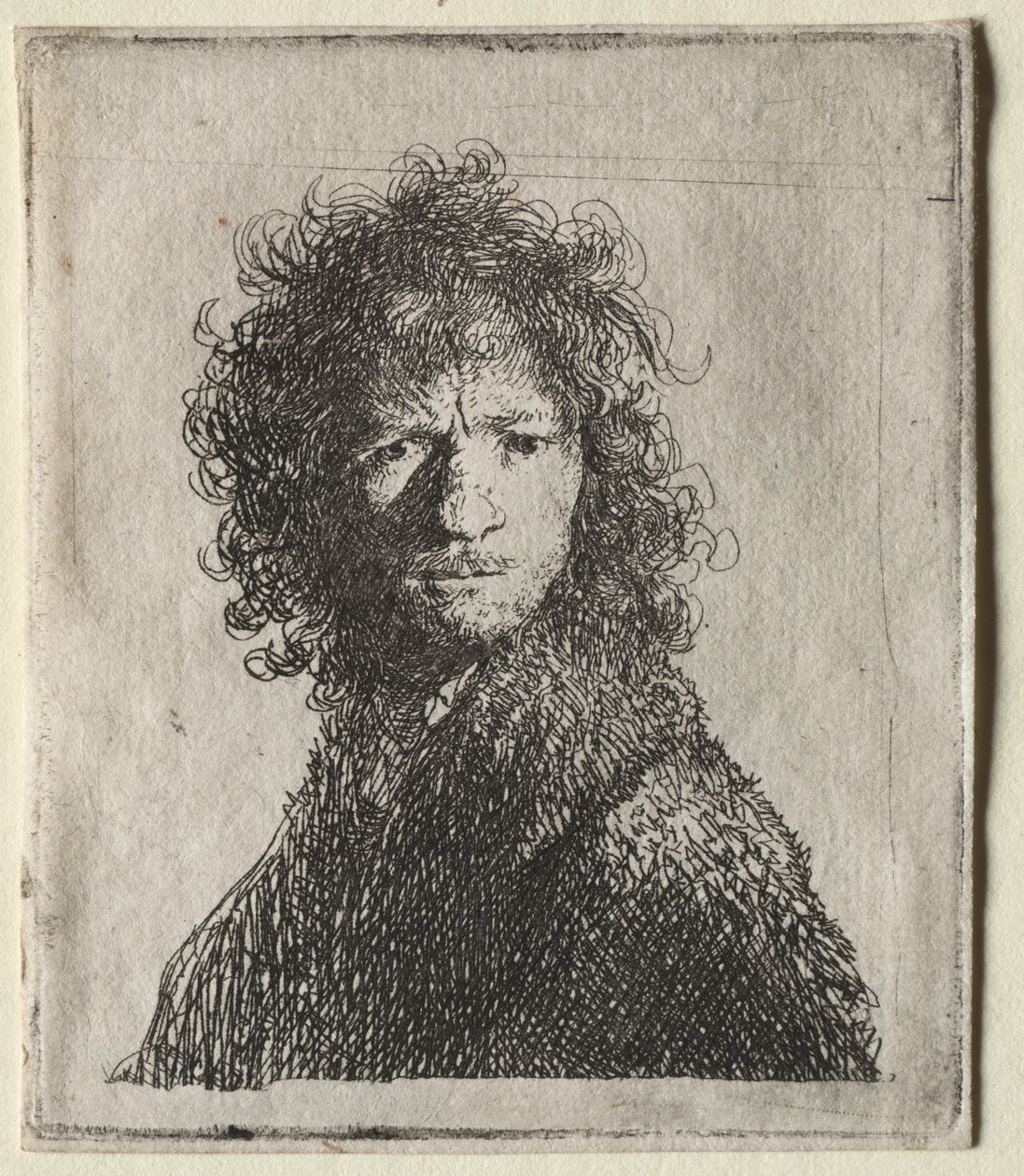 Auto-retrato Carrancudo: Busto de Rembrandt van Rijn