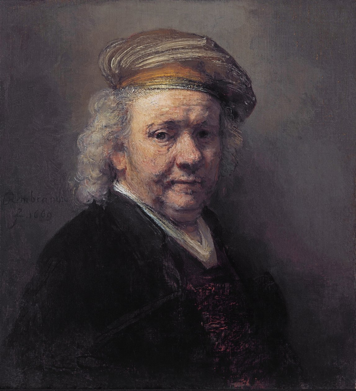Auto-retrato, 1669 de Rembrandt van Rijn