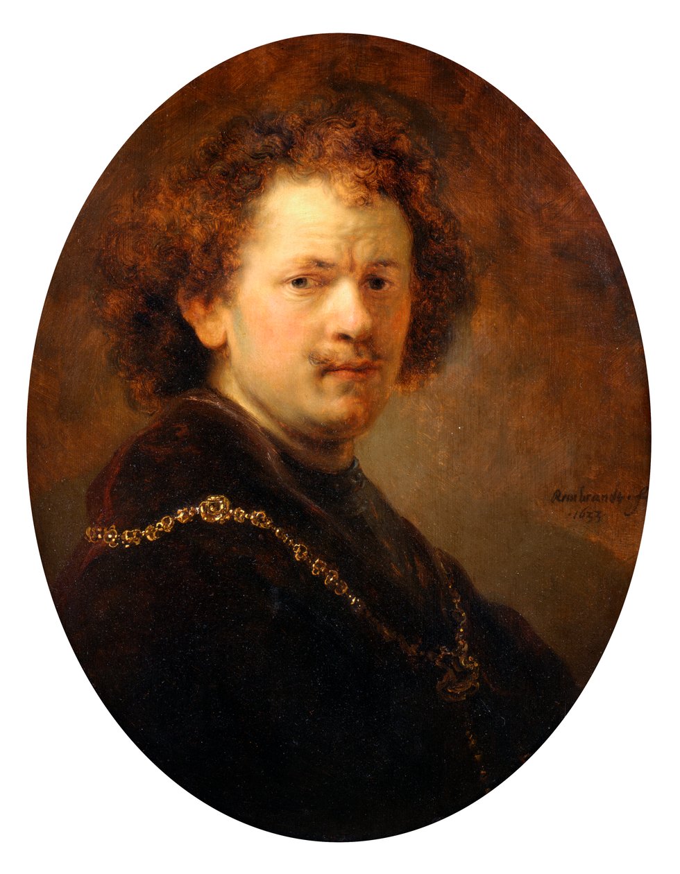 Auto-retrato, 1633 de Rembrandt van Rijn