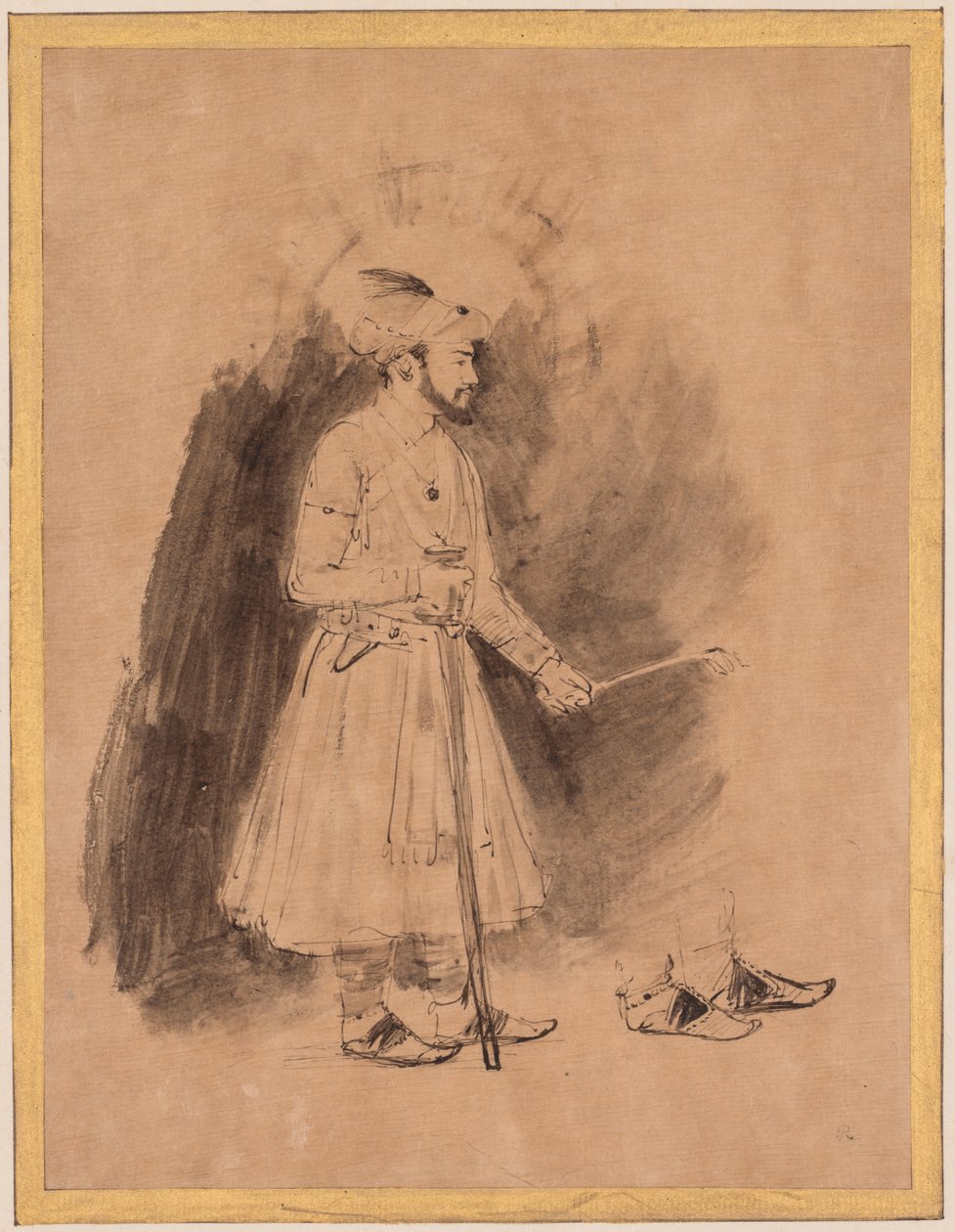Shah Jahan, c. 1656-1661. de Rembrandt van Rijn
