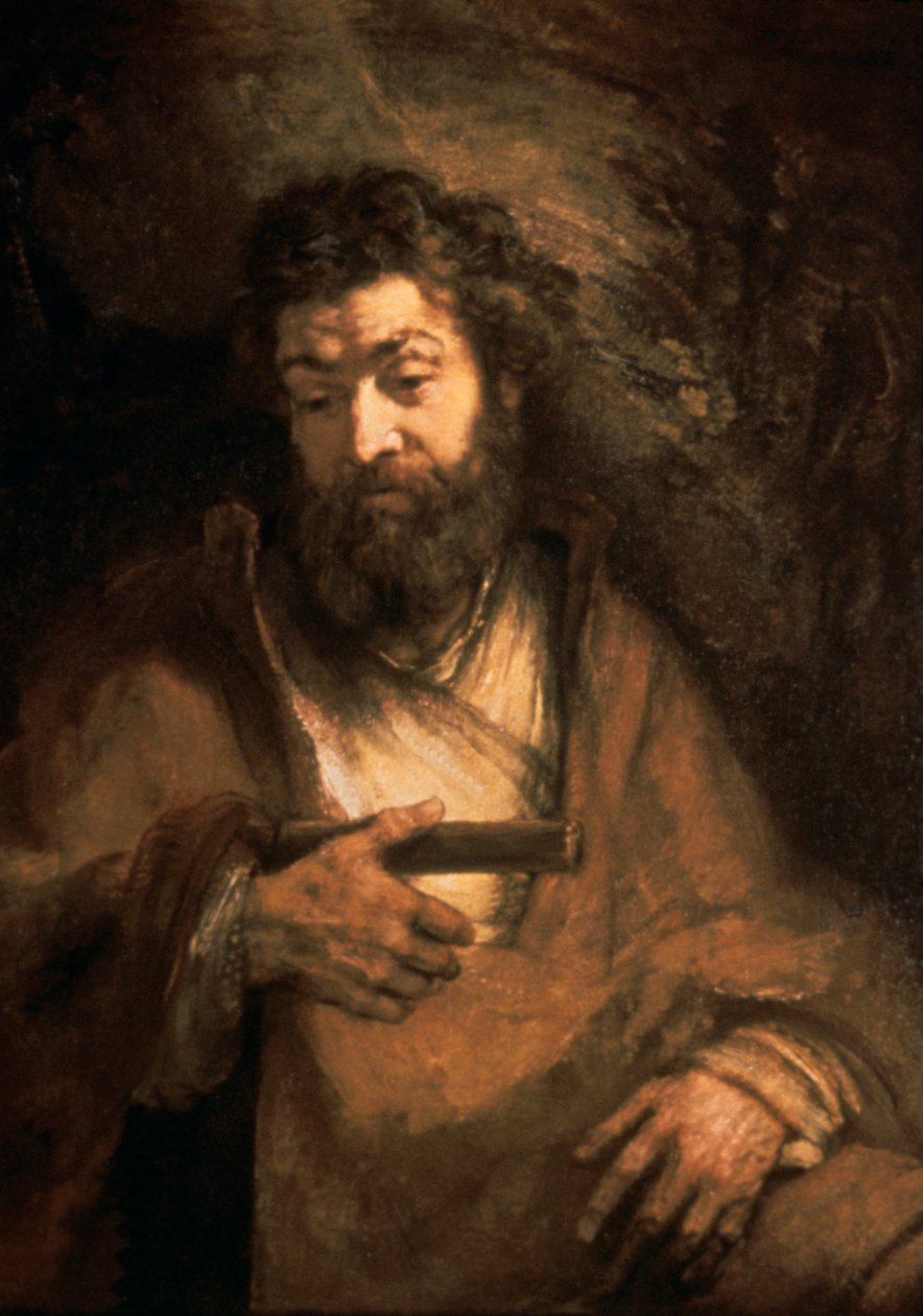 Simão Apóstolo, século XVII de Rembrandt van Rijn