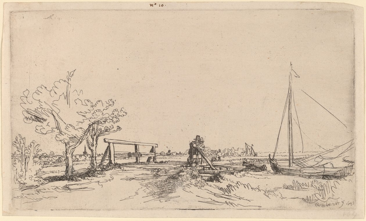 ponte dos seis de Rembrandt van Rijn