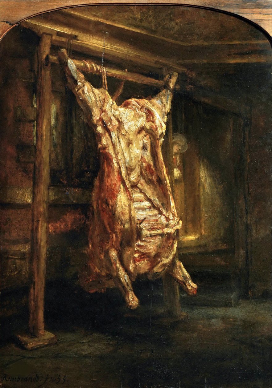 Boi Abatido, 1655. de Rembrandt van Rijn