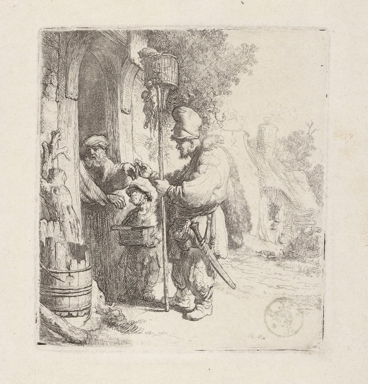 Vendedor de veneno para ratos (Caçador de ratos) de Rembrandt van Rijn