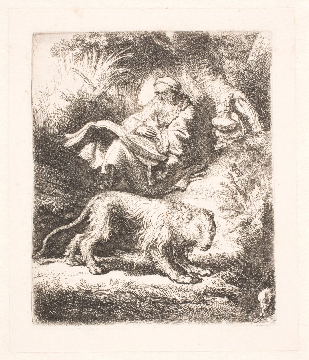 São Jerônimo lendo de Rembrandt van Rijn