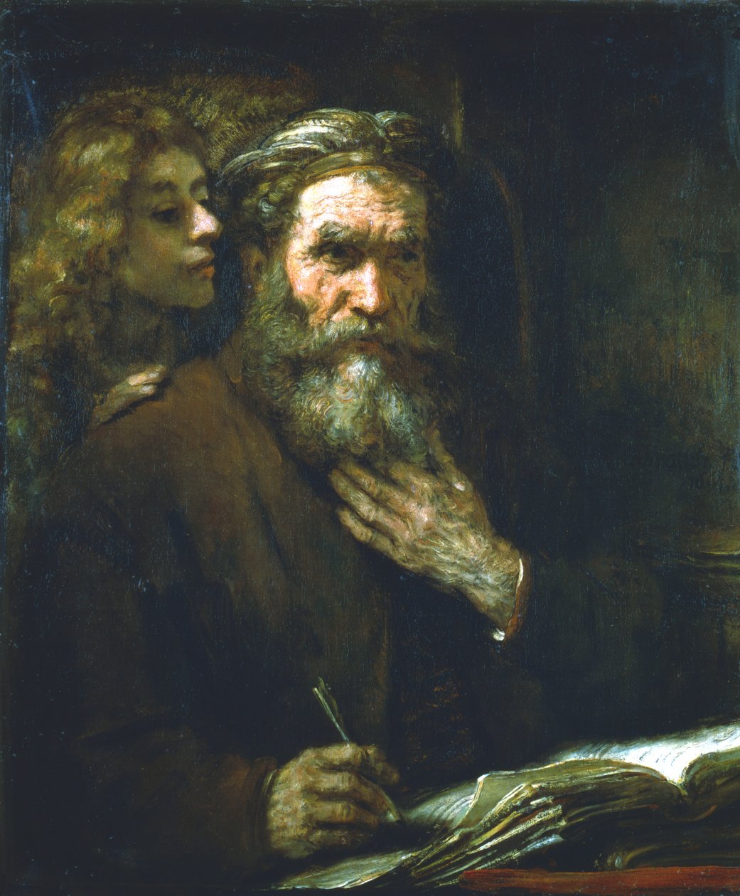 São Mateus Evangelista, 1661 de Rembrandt van Rijn