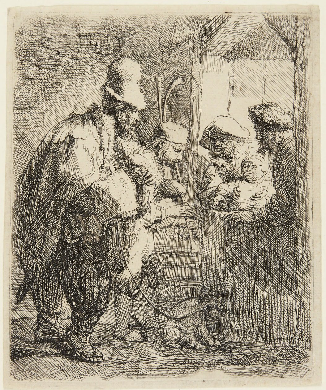 Músicos de rua de Rembrandt van Rijn