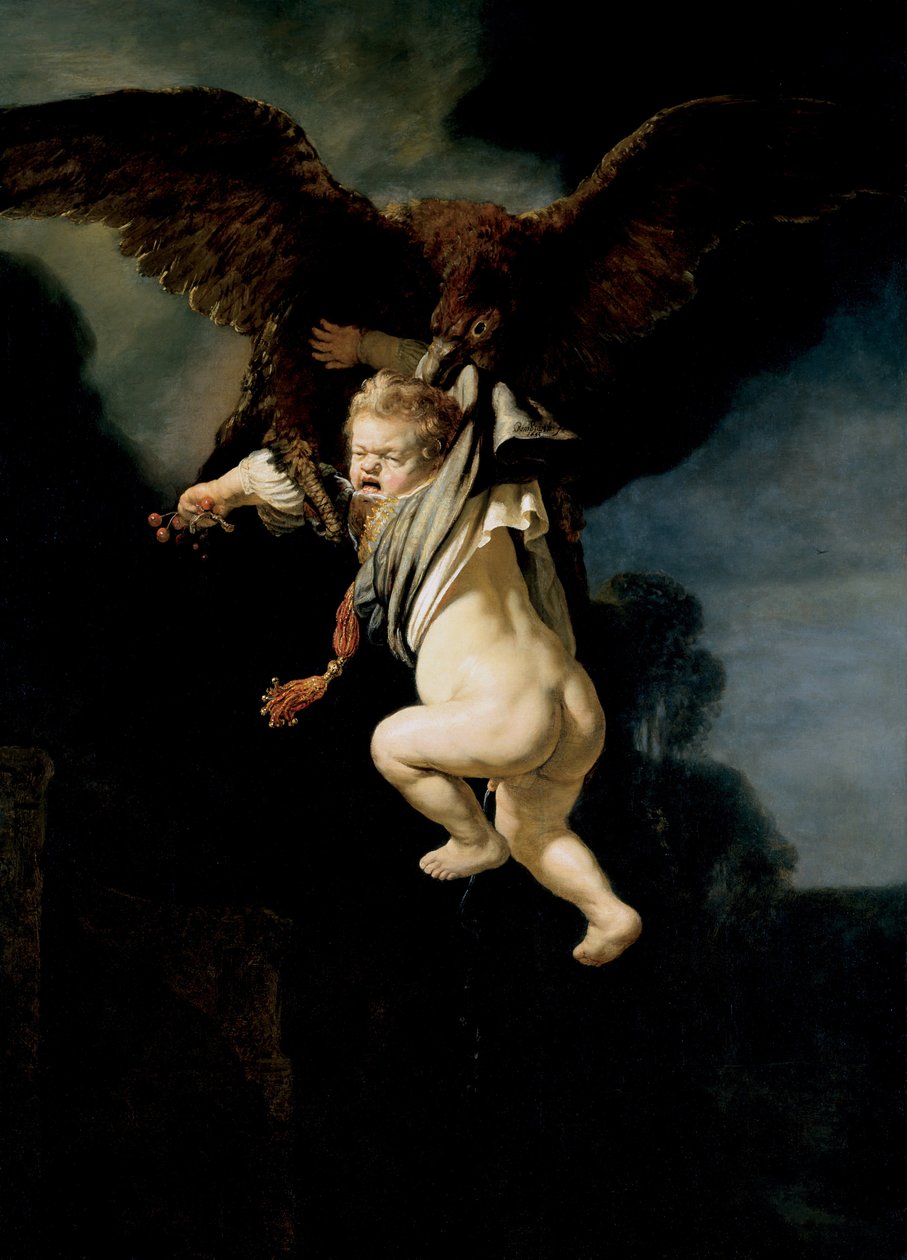 O rapto de Ganimedes, 1635 de Rembrandt van Rijn