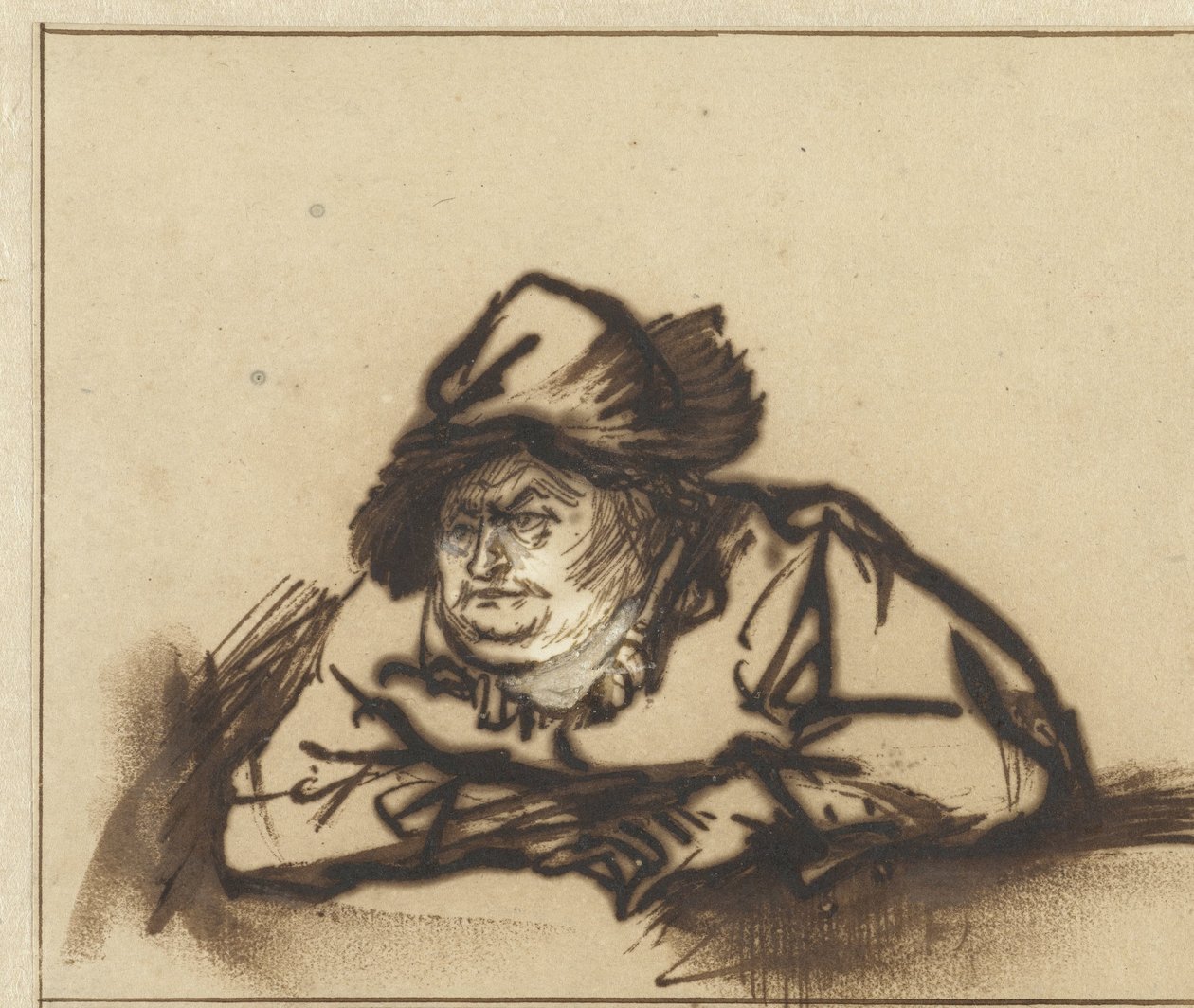 O Actor Willem Bartholsz Ruyter como Camponês
Actor Willem Bartholsz Ruyter como camponês de Rembrandt van Rijn
