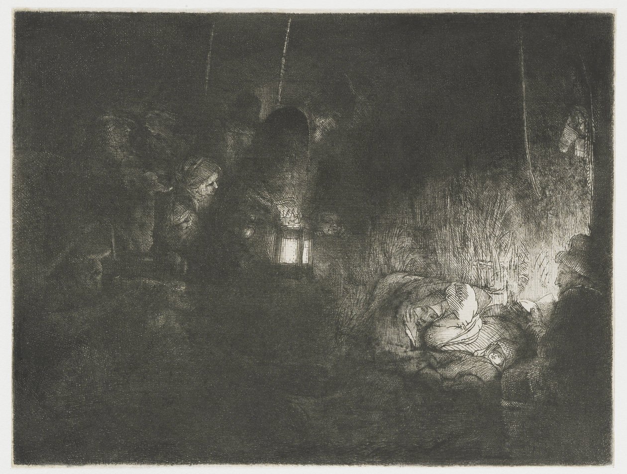 A Adoração dos Pastores
A adoração dos pastores: uma peça nocturna de Rembrandt van Rijn