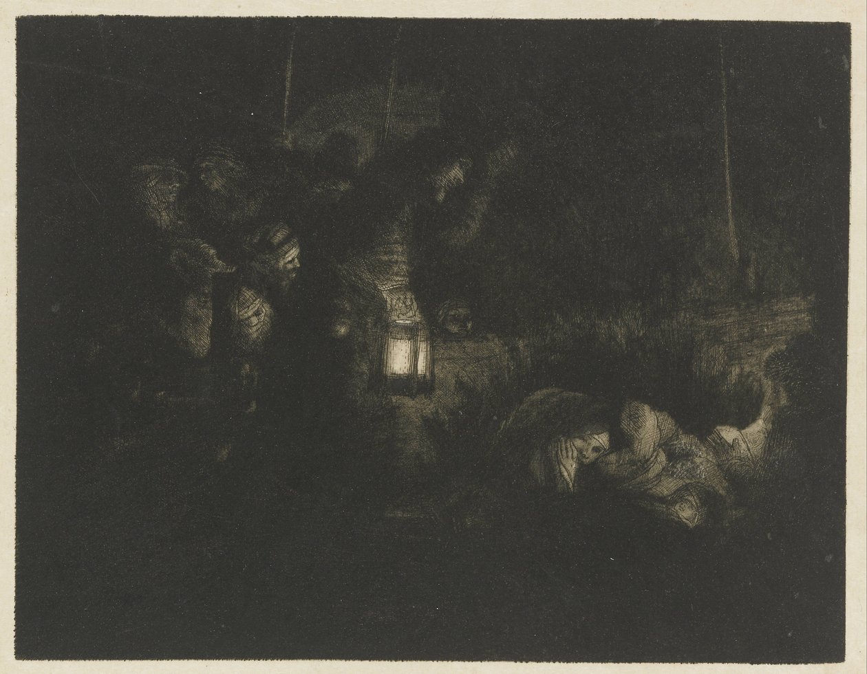A adoração dos pastores A adoração dos pastores: uma peça noturna de Rembrandt van Rijn