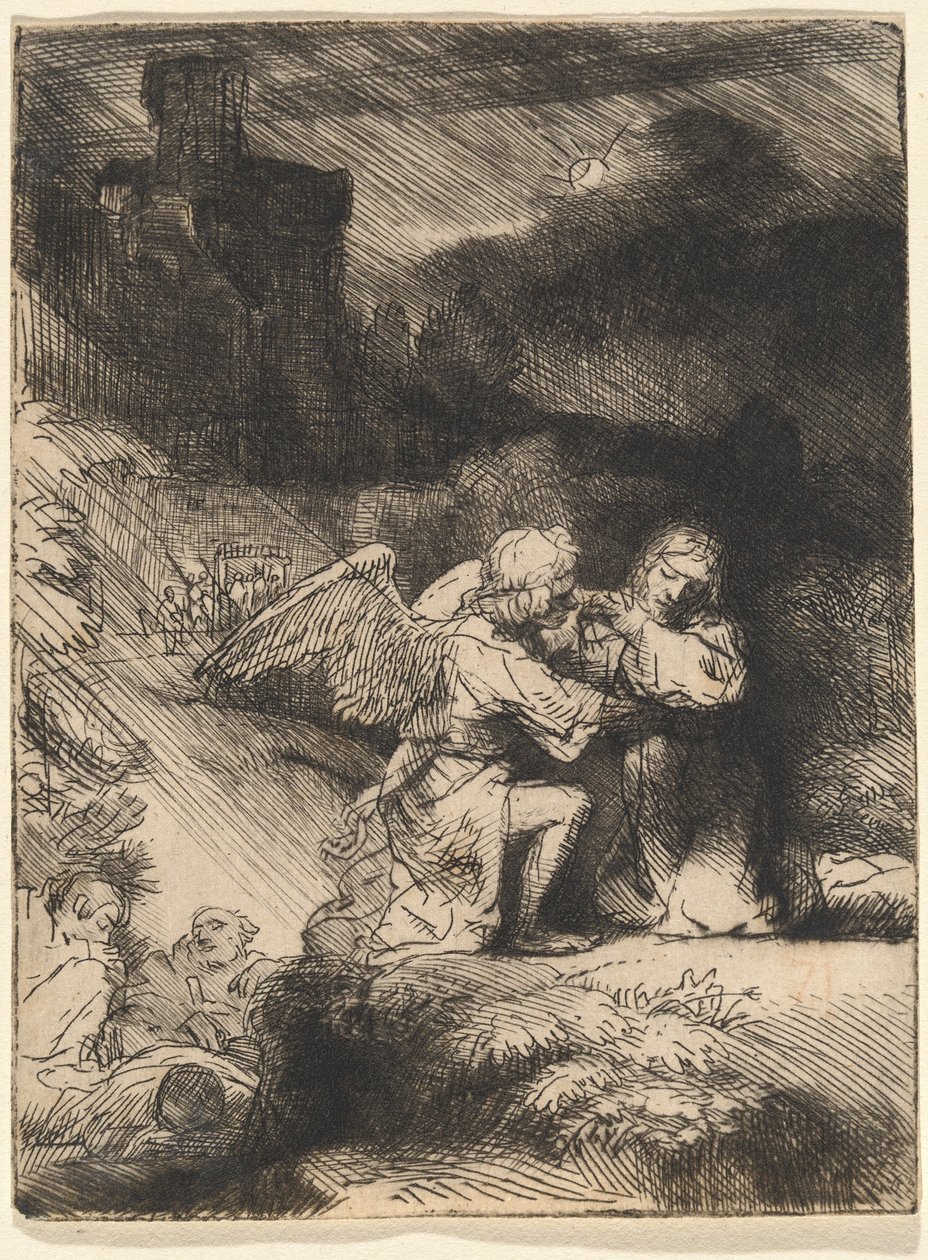 A agonia no jardim de Rembrandt van Rijn