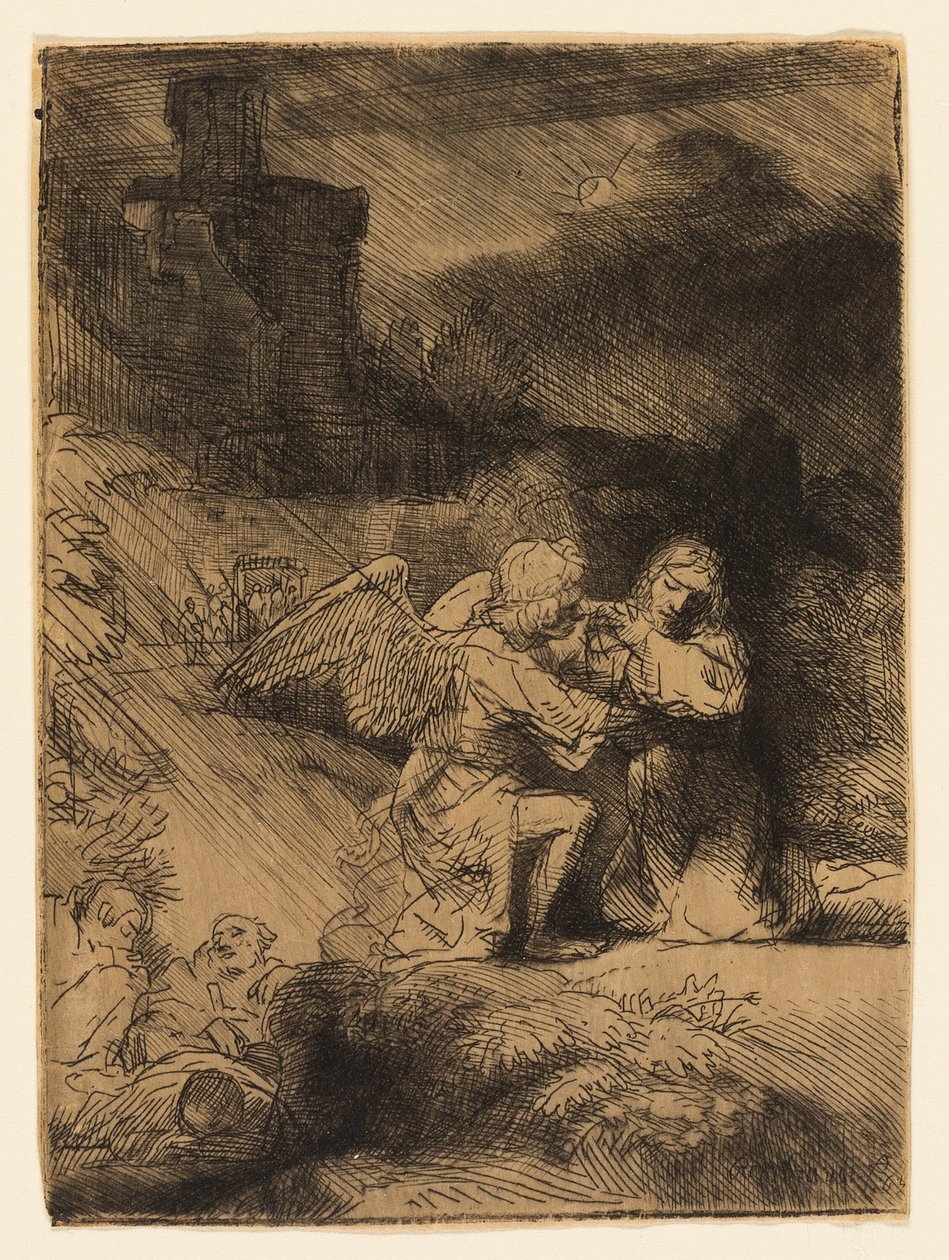 A agonia no jardim de Rembrandt van Rijn