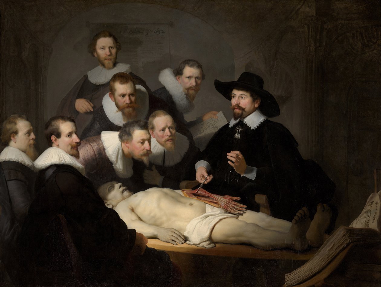 A lição de Anatomia do Dr. Nicolaes Tulp de Rembrandt van Rijn