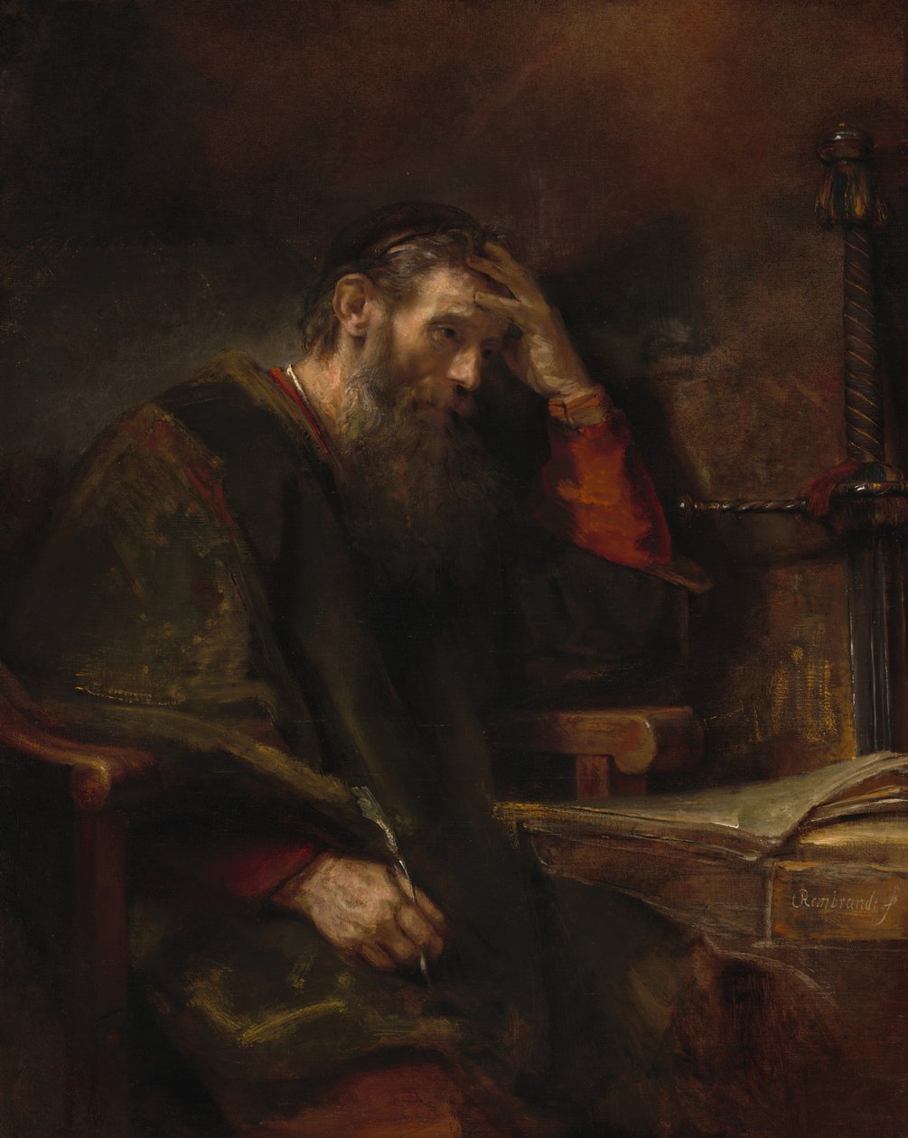 O Apóstolo Paulo de Rembrandt van Rijn