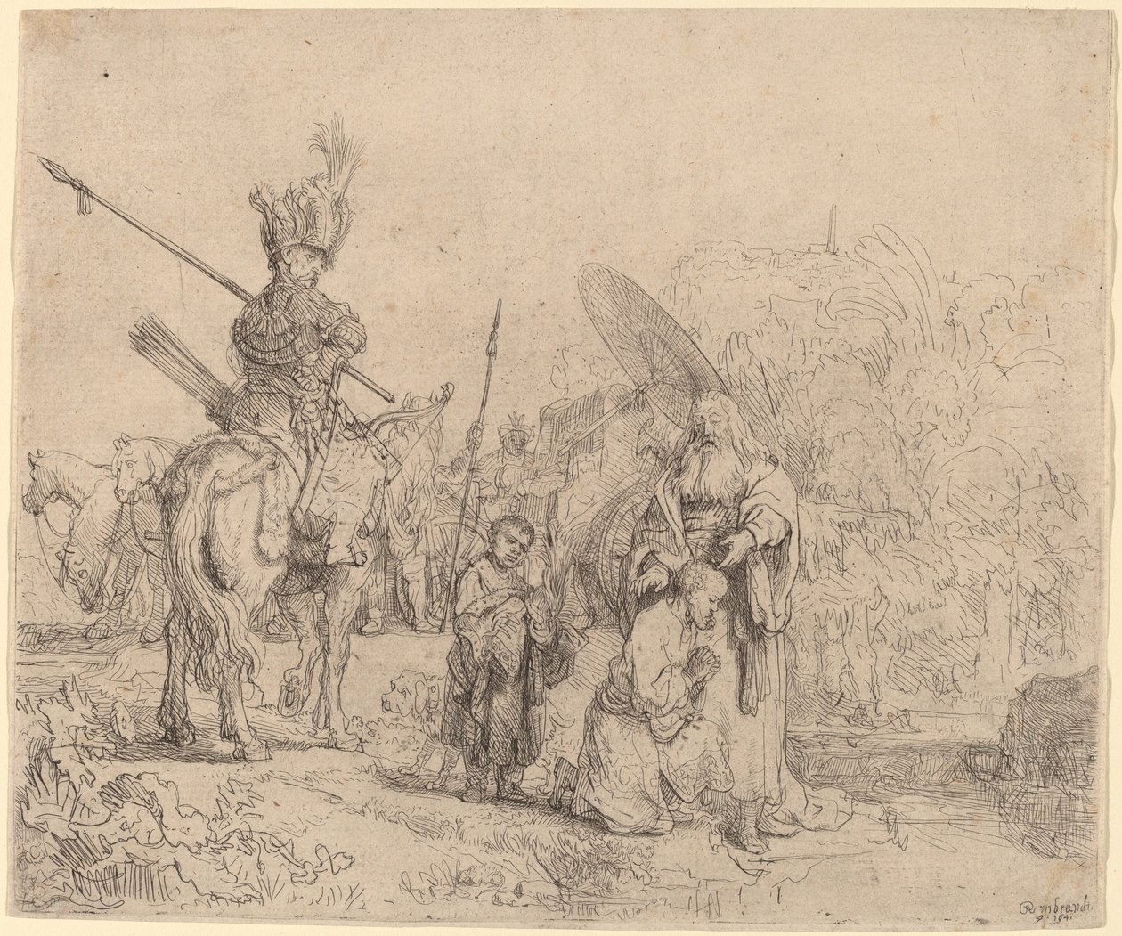 O Batismo do Eunuco de Rembrandt van Rijn