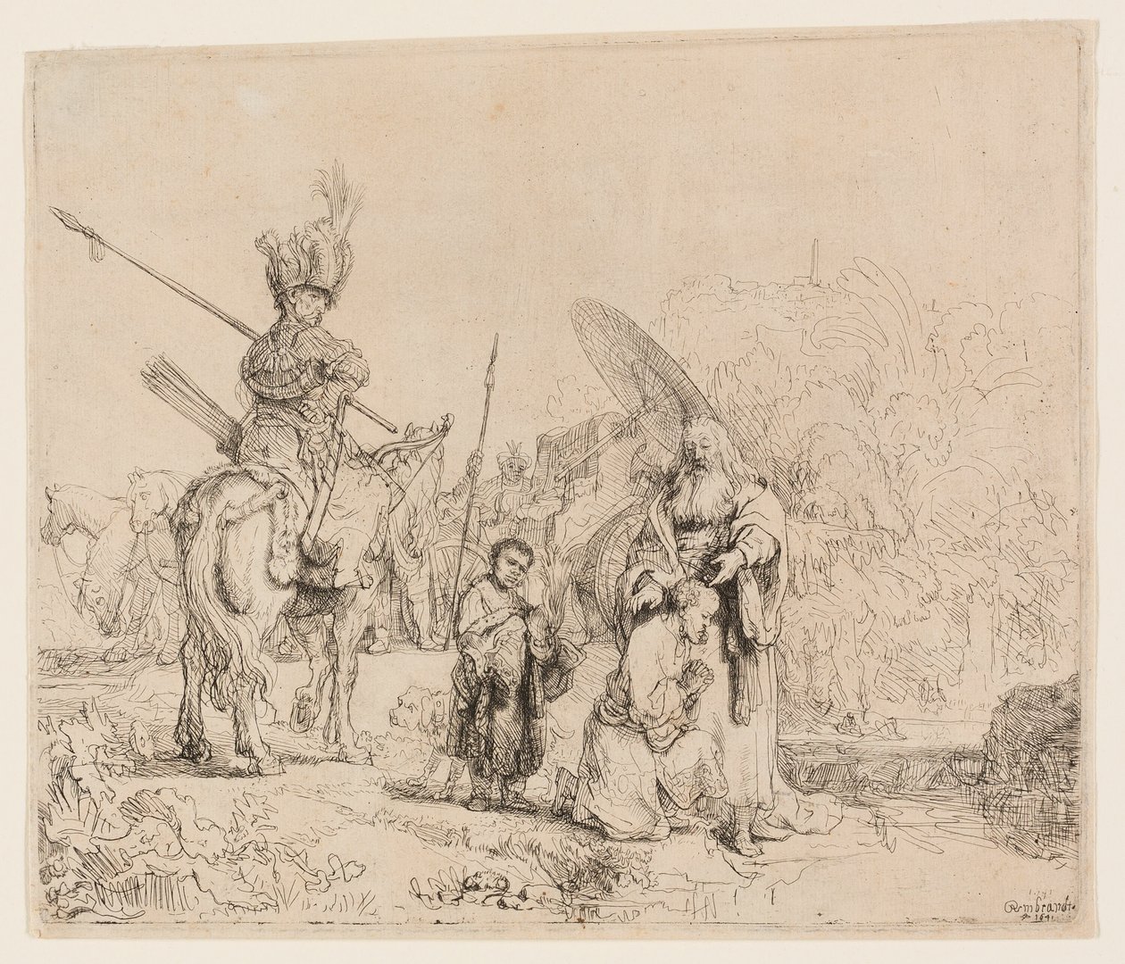 O Batismo do Eunuco de Rembrandt van Rijn