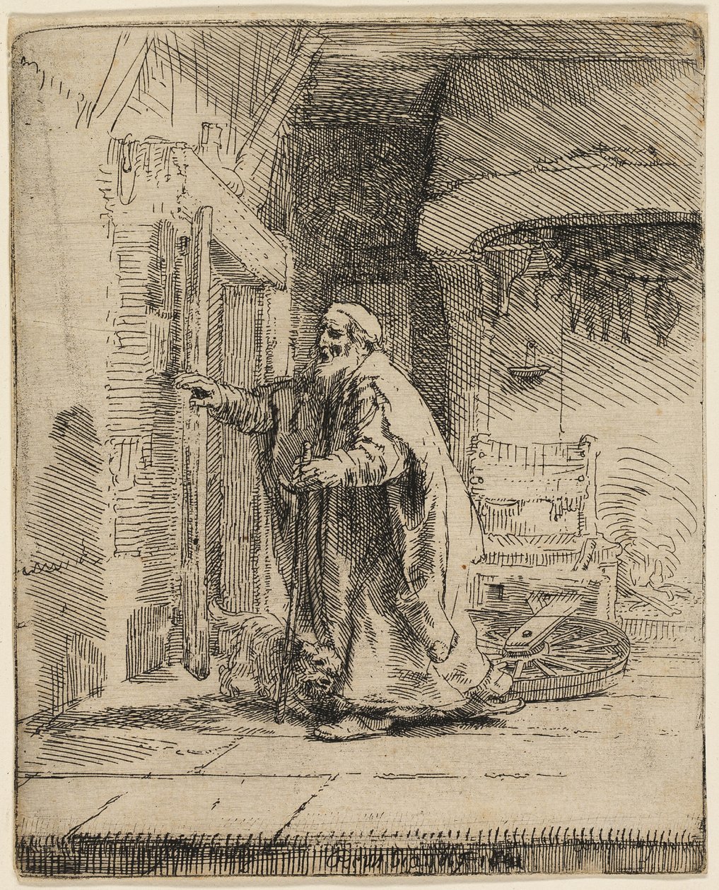 A Cegueira de Tobit: A Placa Maior de Rembrandt van Rijn
