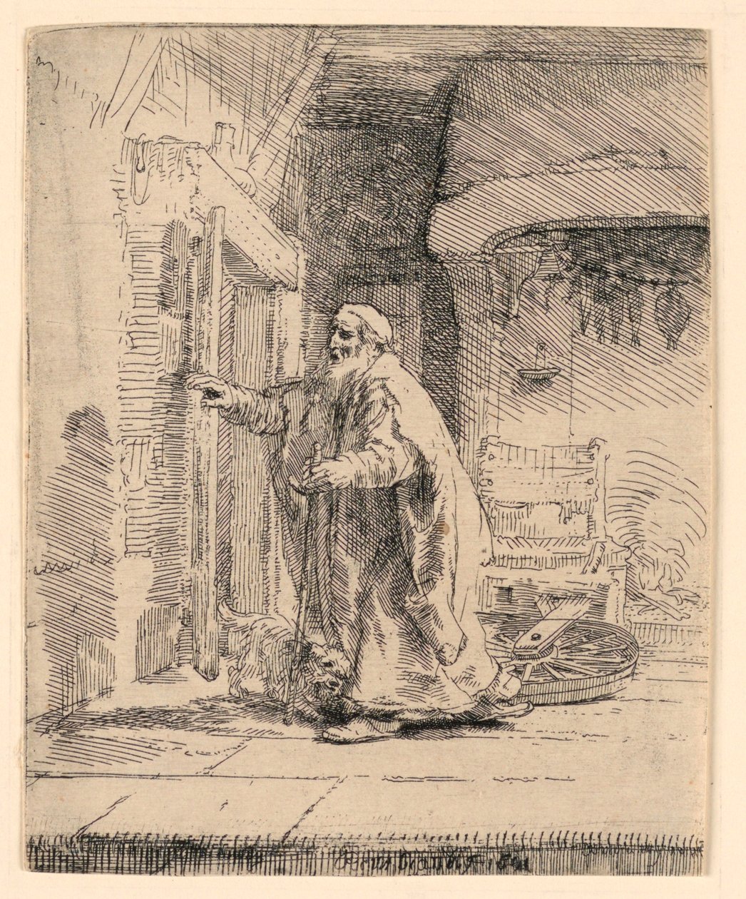 A Cegueira de Tobit: A Placa Maior de Rembrandt van Rijn
