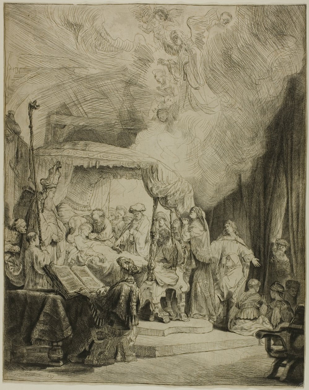 A Morte da Virgem de Rembrandt van Rijn