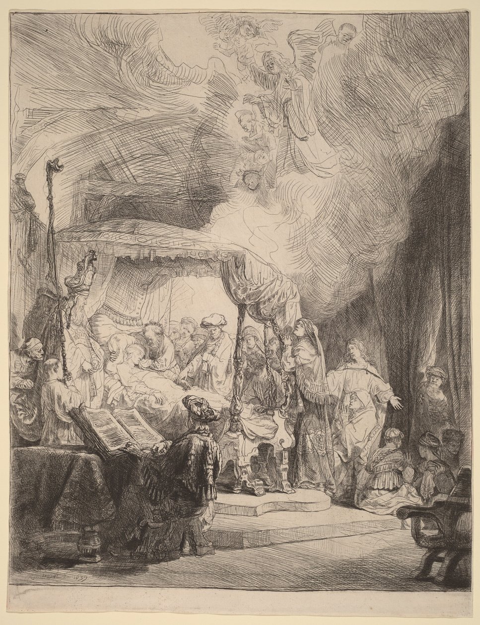 A Morte da Virgem de Rembrandt van Rijn