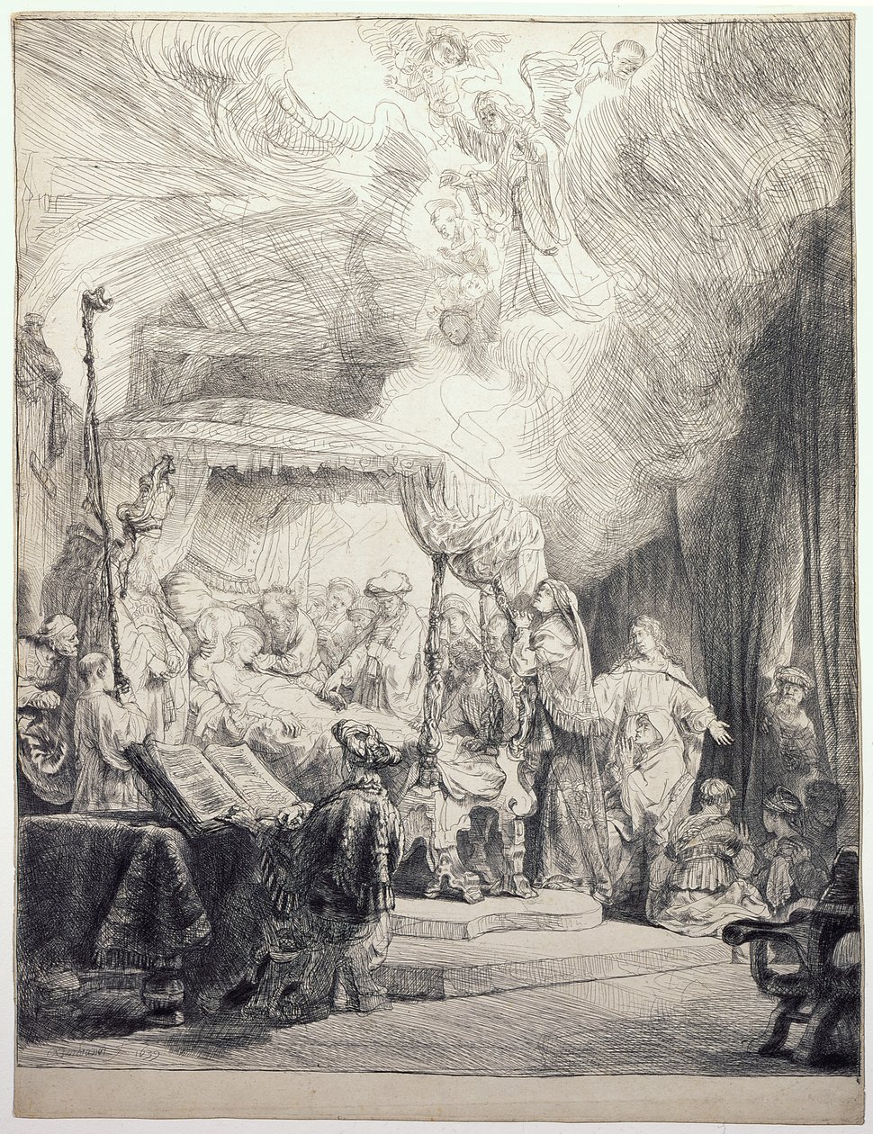 A Morte da Virgem de Rembrandt van Rijn