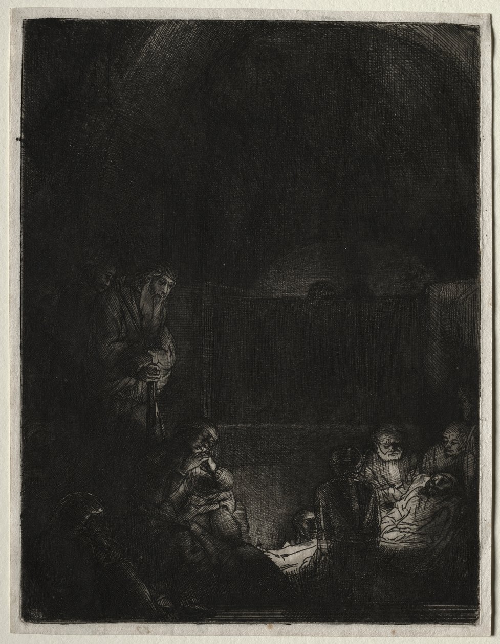 O sepultamento de Rembrandt van Rijn