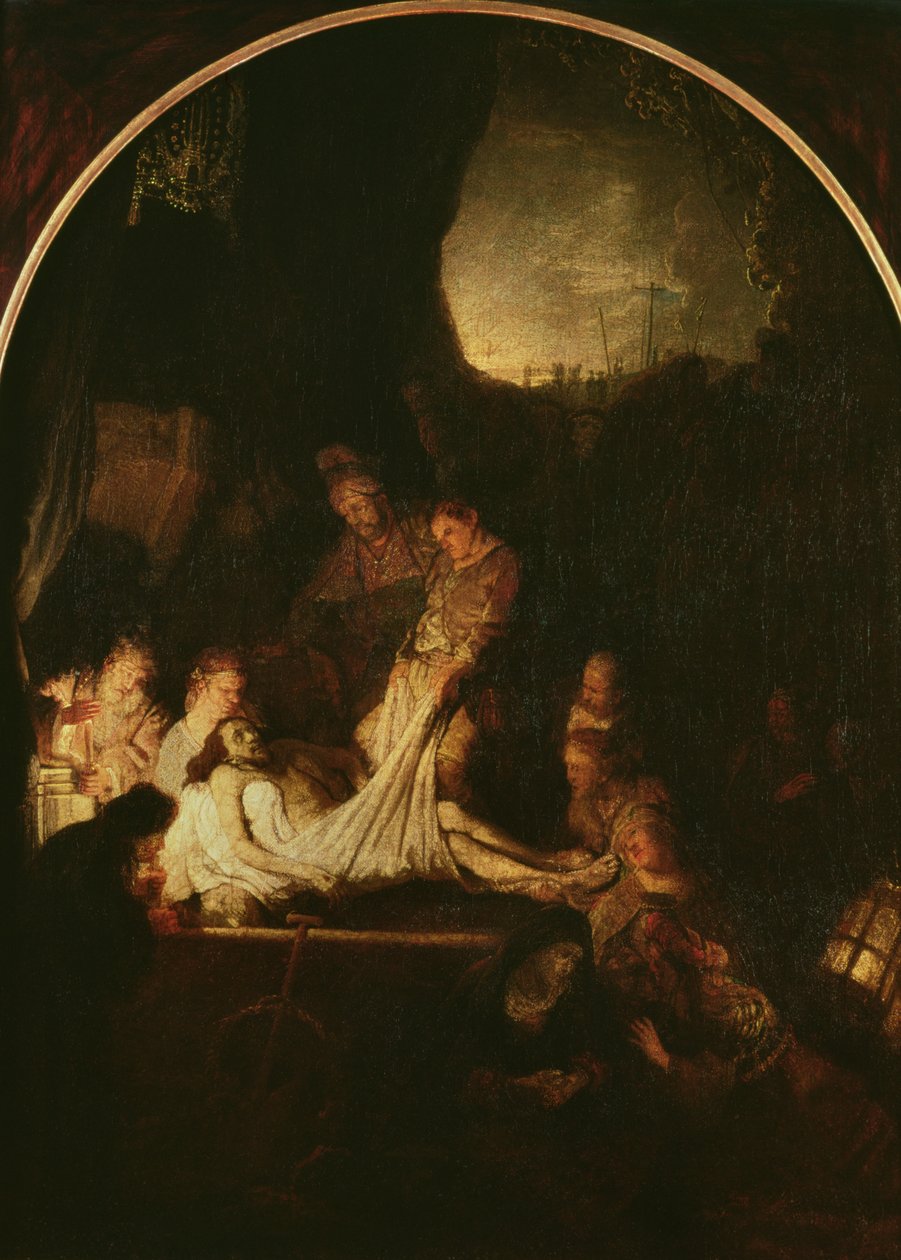 O Entombment, c.1639 de Rembrandt van Rijn