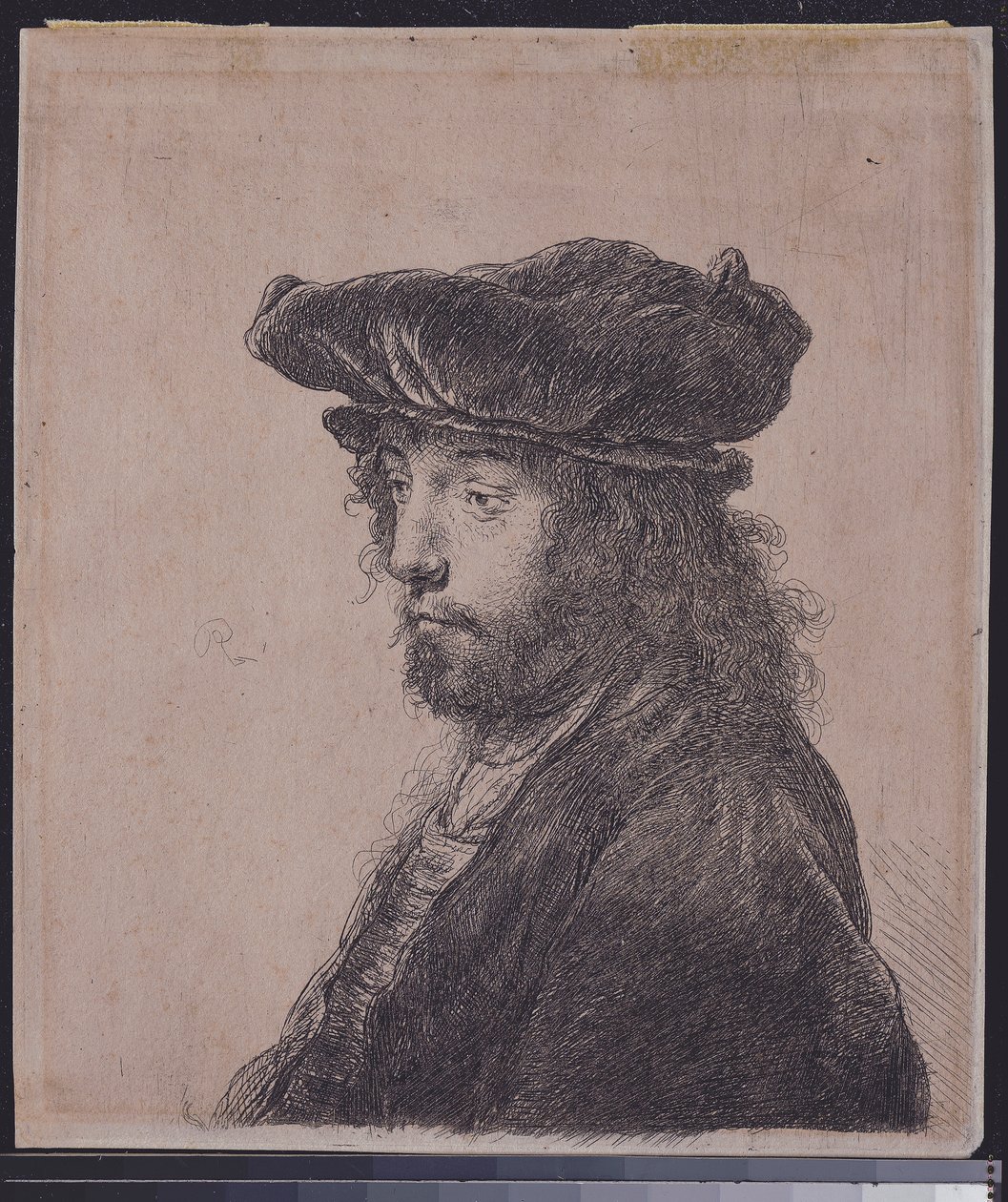 A Quarta Cabeça Oriental, c.1635 de Rembrandt van Rijn