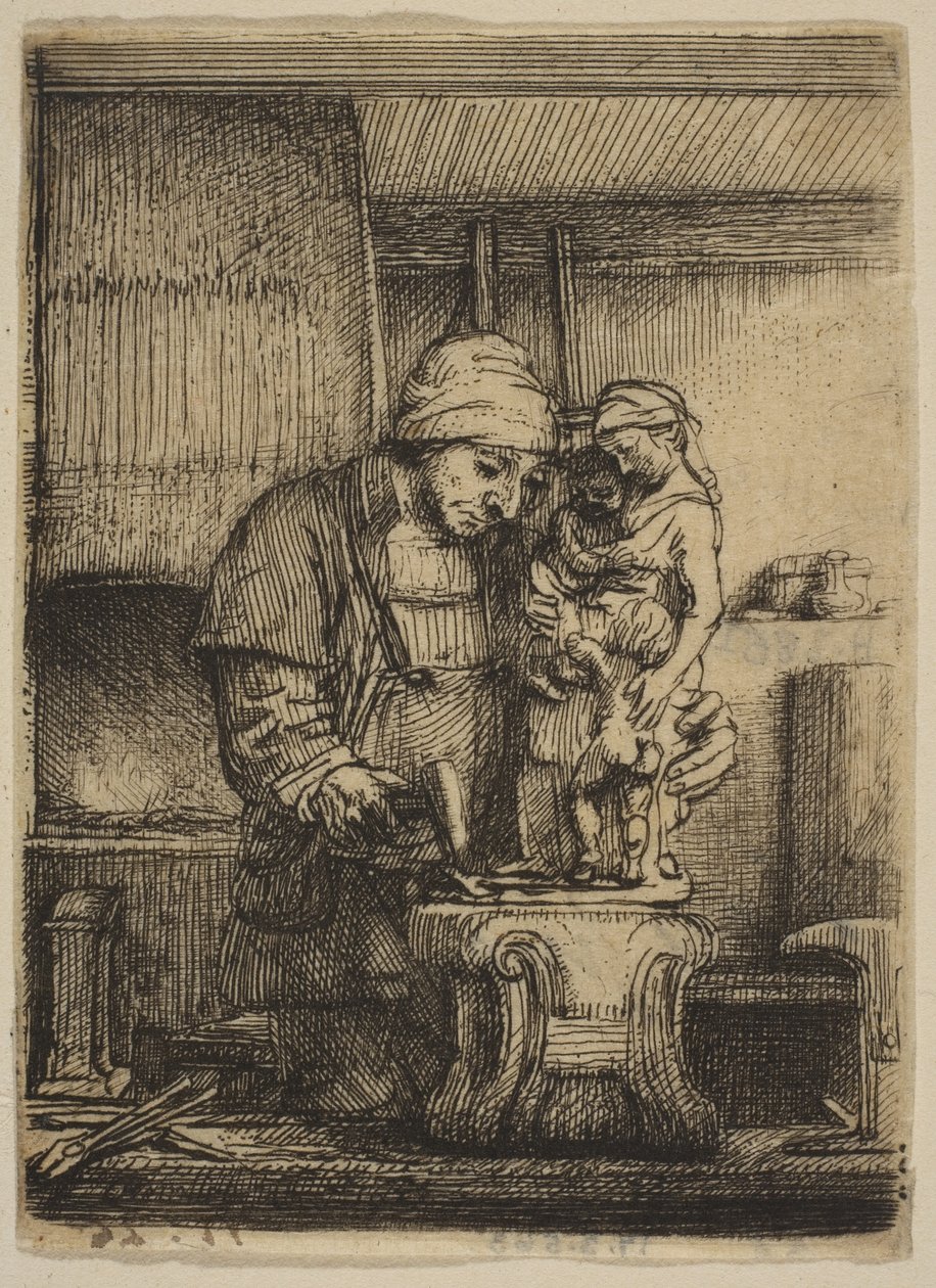 O Ourives, 1655. de Rembrandt van Rijn