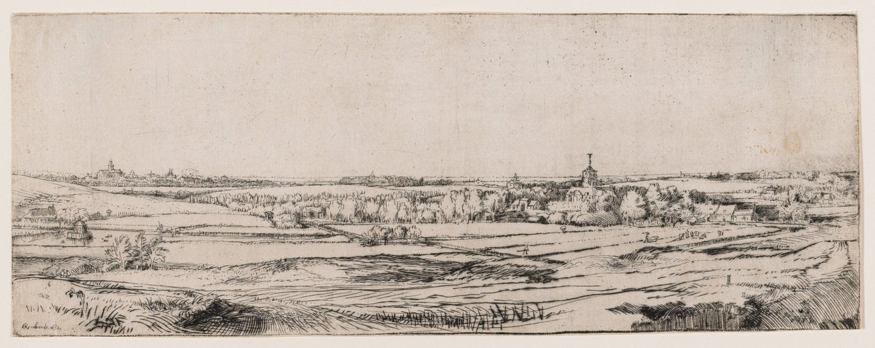 O Campo do Pesador de Ouro de Rembrandt van Rijn
