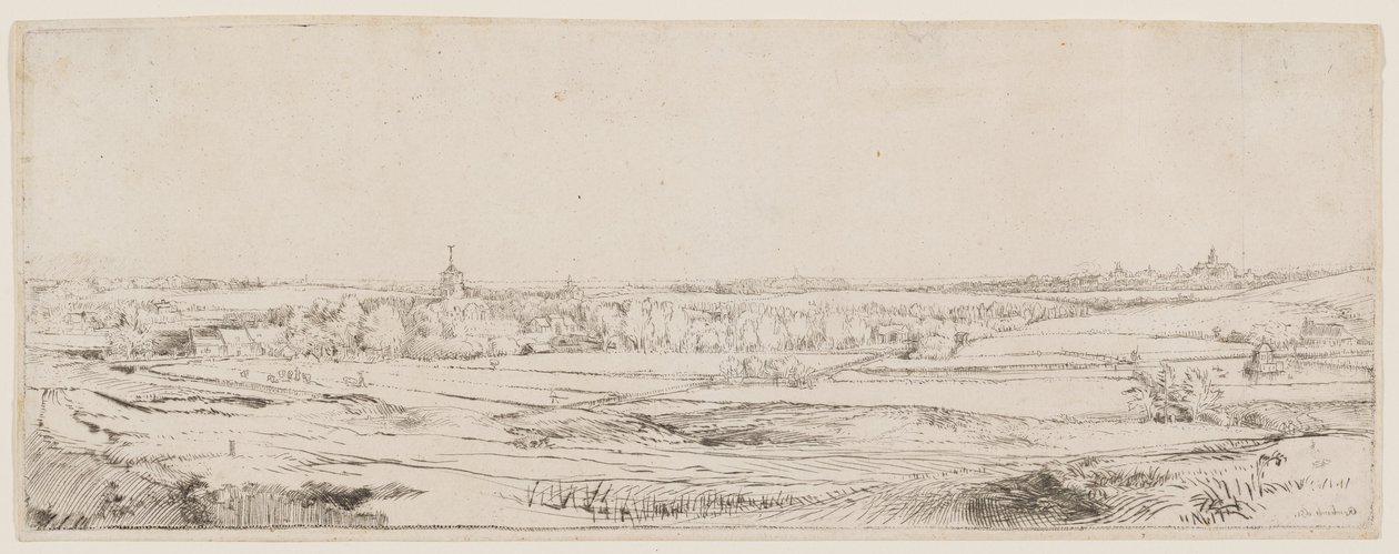 O Campo do Pesador de Ouro de Rembrandt van Rijn
