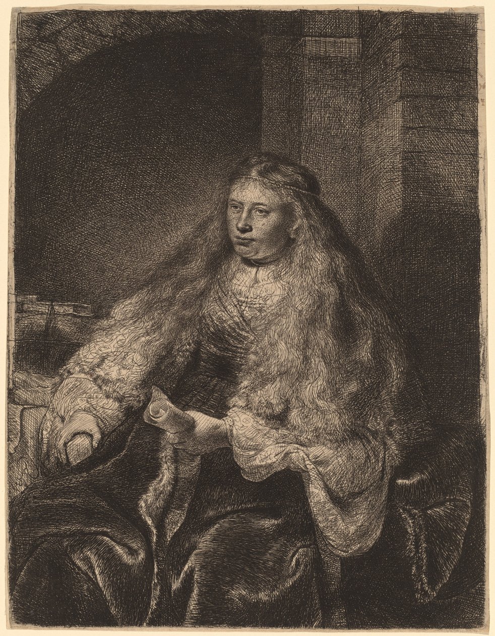 A Grande Noiva Judia de Rembrandt van Rijn