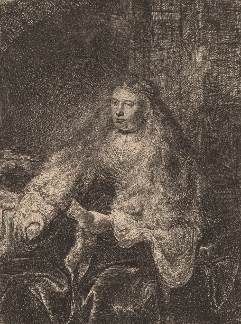 A Grande Noiva Judaica, 1635. de Rembrandt van Rijn