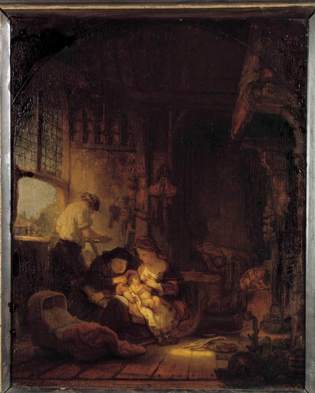 The Holy Family Painting by Harmenszoon van Rijn this Rembrandt (1606-1669) de Rembrandt van Rijn
