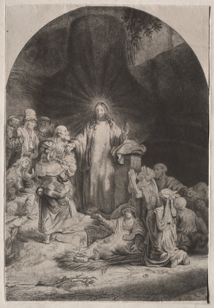 A Impressão dos Cem Guilders de Rembrandt van Rijn