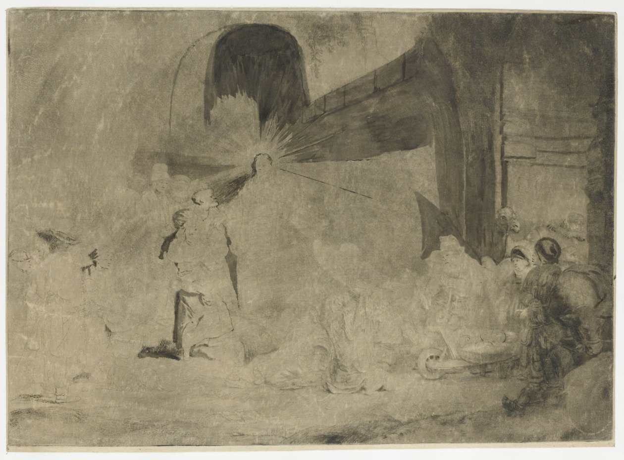 A Impressão dos Cem Guilders de Rembrandt van Rijn